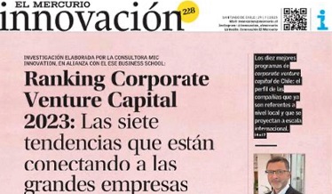 Centro Innovación y Emprendimiento lanza primer ranking de Corporate Venture Capital